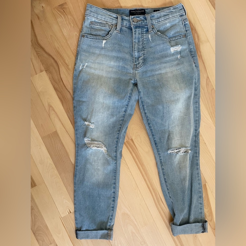Lucky Brand - Bridgette crop high rise tapered jeans